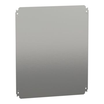 Placa De Montaje Metálica Plana Alt500xanch600mm De Acero Galvanizado