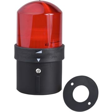 Baliza  Luminosa  Xvb Vermelho Intermitente - Led Incorporado - 24 V Ca Cc - Ip 65