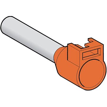 Ponteira Simples P/ Lingueta Porta-ref. De Encaixar – Tm Médio – 4 Mm² - Laranja