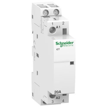 Contactor Modular Acti9 Ict 20a 2 P 2 Na 230/240v Ca