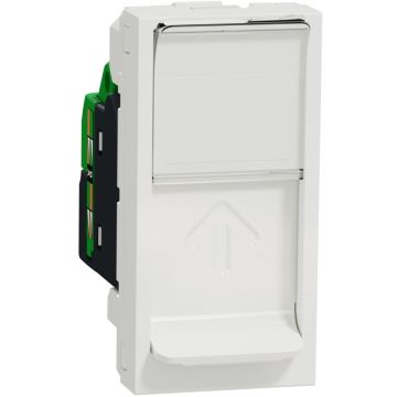 New Unica Toma Rj45 Cat.6 Utp 1 Mod. Polar