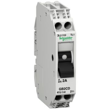 Disjuntor Tesys Para Circuitos De Comando - Gb2-cd – 3 A - 1 Pólo+n - 1d