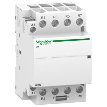 Contactor Modular Acti9 Ict 40 A 4 P 4 Nc 230/240v Ca