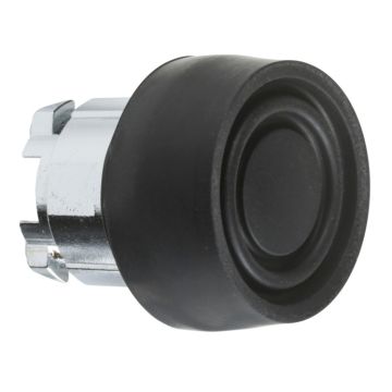Cabeza Pulsador Capuchon Silicona Negro