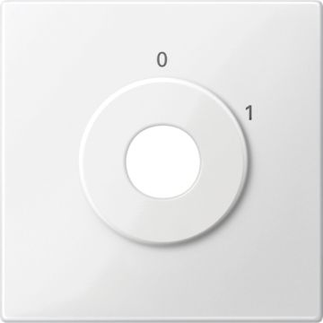 Tapa Interruptor Llave 2 Posiciones Blanco