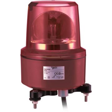 130mm Baliza Giratoria Roja 24vac/dc Ip67