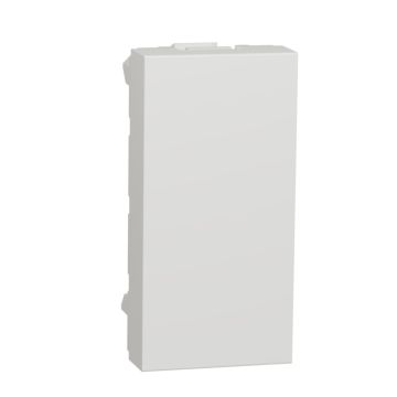 New Unica Tapa Ciega 1 Mod. Blanco Polar