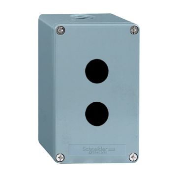 Caja Metálica Ip65 2 Taladro Diámetro 22,2 Profundidad 74,5mm Azul