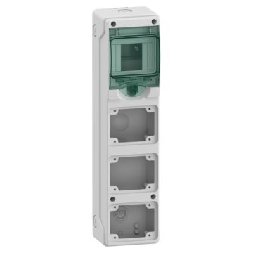 Mini-quadros Kaedra Para Tomadas 3 Aberturas 4 Módulos