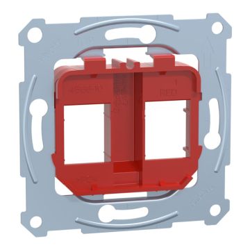 Elegance Y D-life Soporte Universal Para Dos Tomas De Datos Rj45 Keystone