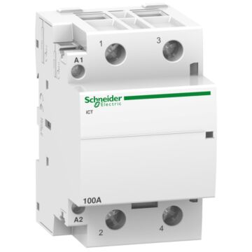 Contactor Modular Acti9 Ict 100 A 2 P 2 Na 230/240v Ca
