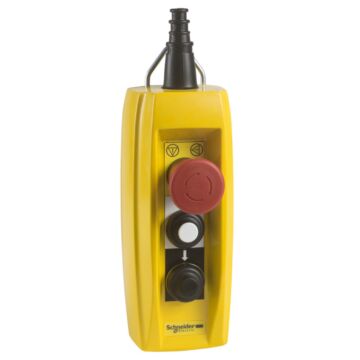 Estación De Control Colgante Xac-b - 2 Pulsadores 1 Parada De Emergencia