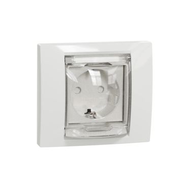 New Unica Schuko Ip44 Polar