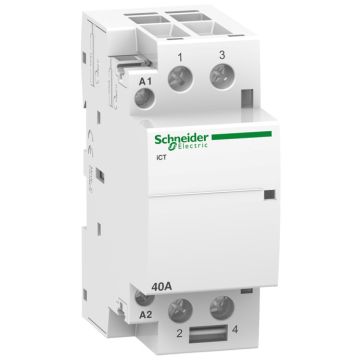 Contactor Modular Acti9 Ict 40 A 2 P 2 Na 230/240v Ca