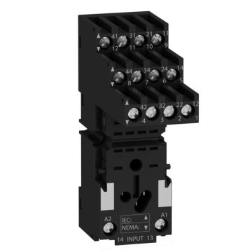 Zelio Time - Base Rxm4, E/s Separadas, Tornillo