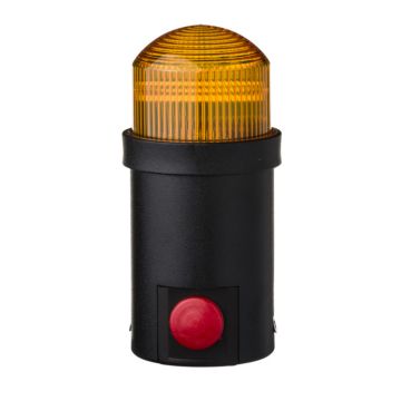 Baliza Estroboscópica Naranja Ø 45 - 1 Julio - 24 V Ca/cc - Ip 40