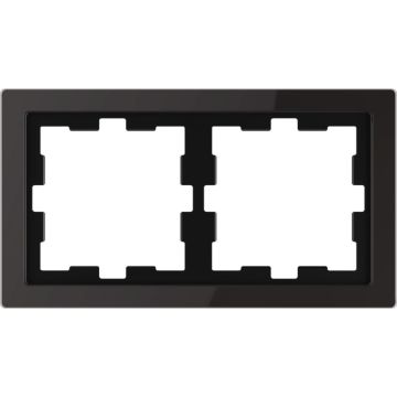 Marco D-life 2 Elementos Cristal Onix