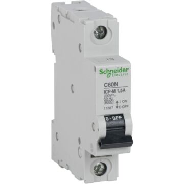 Interruptor Magnetotérmico C60n Icp-m 1p 7,5a