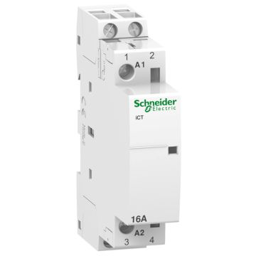 Contactor Modular Acti9 Ict 16a 2 P 2 Na 230/240v Ca
