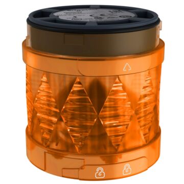 Harmony Xvu - Ø 60 Mm Unidad Led Iluminada  - Fijo - Naranja - Ip65 - 24 V Ac/dc