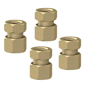 Juego De 4 Tuercas Para Carriles De Aluminio Verticales.