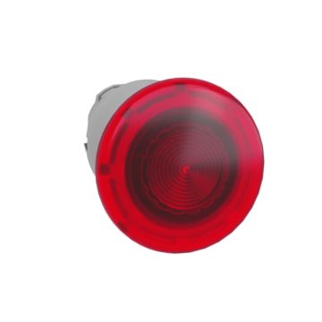 Cabeza Pulsador Seta Luminoso  Rojo