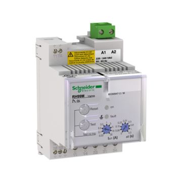 Residual Current Monitoring Relay, Vigirex Rh99m, 30 Ma To 30 A, 220 Vac To 240 Vac 50/60 Hz, Automatic Reset