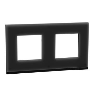 Marco 2 Elementos Pure Cristal Negro