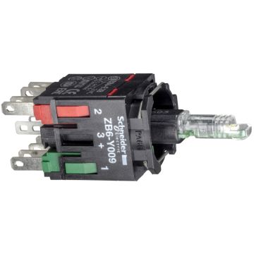 Corpo Bot. Contacto I Luminiso  - Ø 16 - Led Amarillo Incorporado 1no