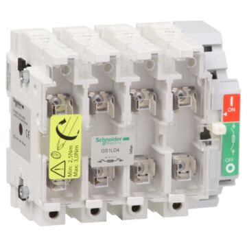 Interruptores-seccionadores Porta-fusíveis Tesys Gs - 4p Tamanho 0 160a