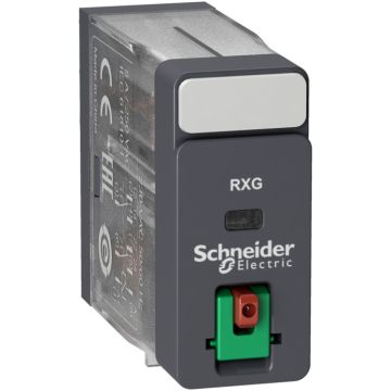 Relé 2 C/o 5a + Botón Test 220v Ac
