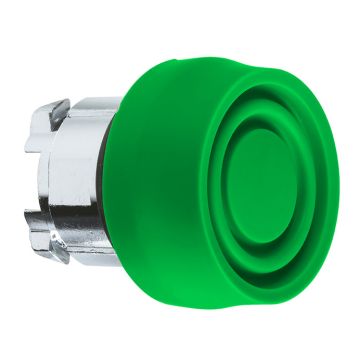 Cabeza Pulsador Capuchon Silicona Verde