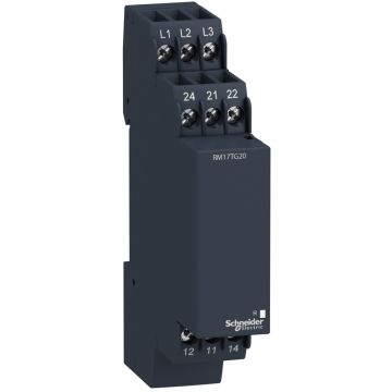 Zelio Control - Relé De Control De Alimentación Trifásico Modular, 5 A, 2 Nanc, 208...440 V Ca
