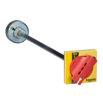 Extended Front Rotary Handle - Red/yellow - For Ins250 & Inv100…250