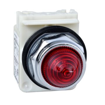 Sinalizador Ø 30 - Vermelho - Alta  Luminiso  Led Ba 9s – 24 V Ca/cc - Ip66