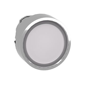 Cabeza Pulsador Rasante Transparente Blanco
