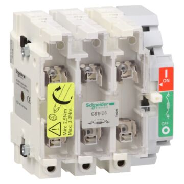 Cuerpo Del Interruptor Seccionador De Fusible Gs1 3 P 3 F - Nfc - 50 A