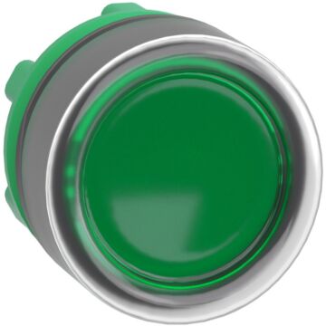 Cabeza Pulsador Goma  Verde