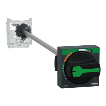 Extended Rotary Handle Kit, Tesys Gv2, Ip54, Black Handle, With Trip Indication, For Gv2l-gv2p