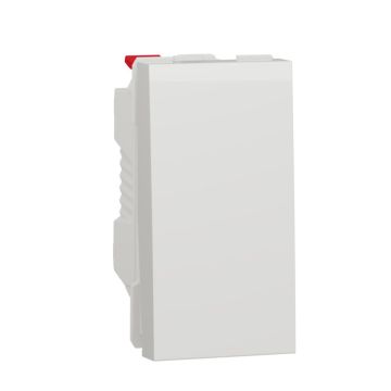 Interruptor 1 Modulo New Unica Studio Blanco Polar