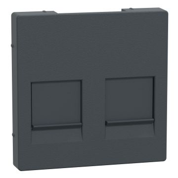 Tapa Rj45 Doble Keystone Elegance Antrac