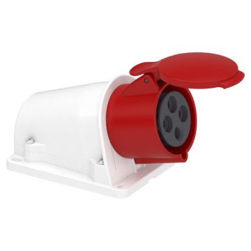 Toma De Pared Pk Patrika Fast 32 A Ip44 380 V 3p+t 50-60 Hz