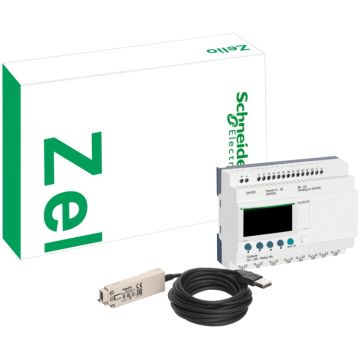 Zelio Pack Compacto 12ed/8sd 100/240vca