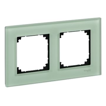 Marco 2 Elem. Elegance Cristal Verde