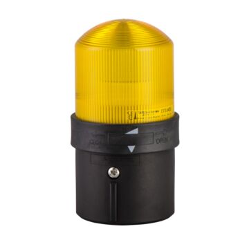 Baliza  Luminosa  Xvb Amarelo Intermitente - Led Incorporado - 24 V Ca Cc - Ip 65