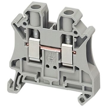 Bloque De Terminales De Paso - 6 Mm² 41 A Nivel Único 1x1 Tornillo - Gris