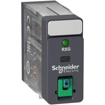Zelio Relay - Relé Enchufable Interfaz - Zelio Rxg - 2c/o Estándar -24vdc-5a - Con Ltb Y Led