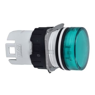 Cabeza Piloto Luminoso Verde Ø 16 Para Led Integrado