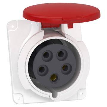 Clavija Panel Angulada Pk Patrika Conexión 32 A Ip44 380 V 3p+n+t 50-60 Hz