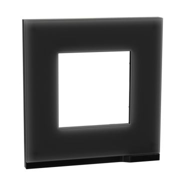 Marco 1 Elemento Pure Cristal Negro